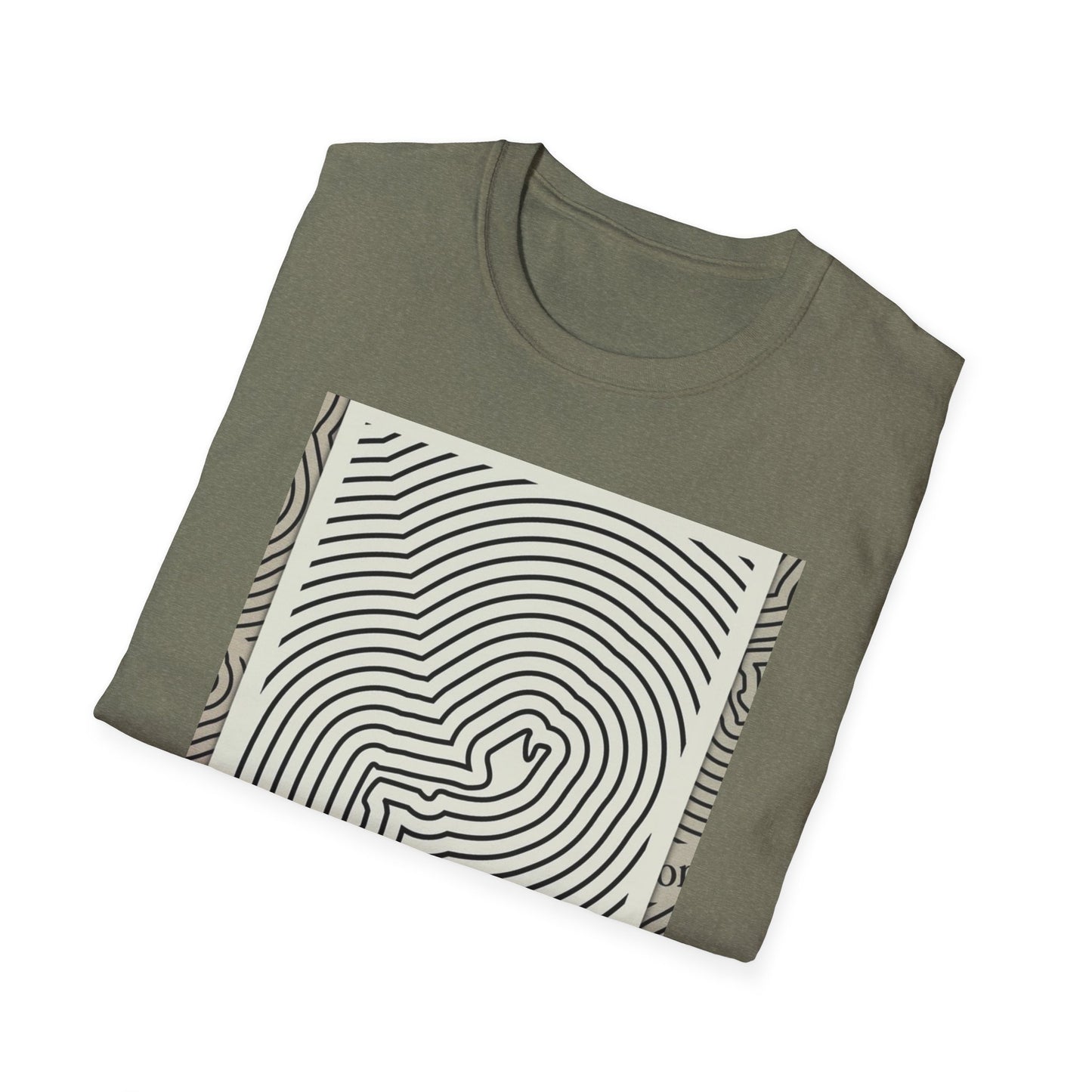 Monaco Map Unisex Softstyle T-Shirt - Unique Travel Graphic Tee