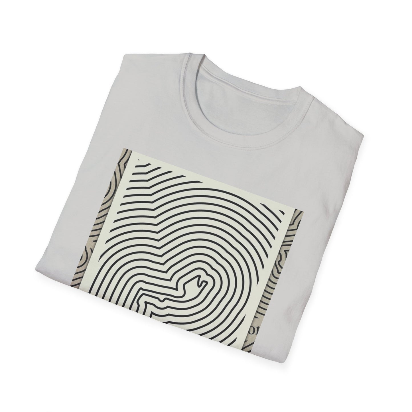 Monaco Map Unisex Softstyle T-Shirt - Unique Travel Graphic Tee