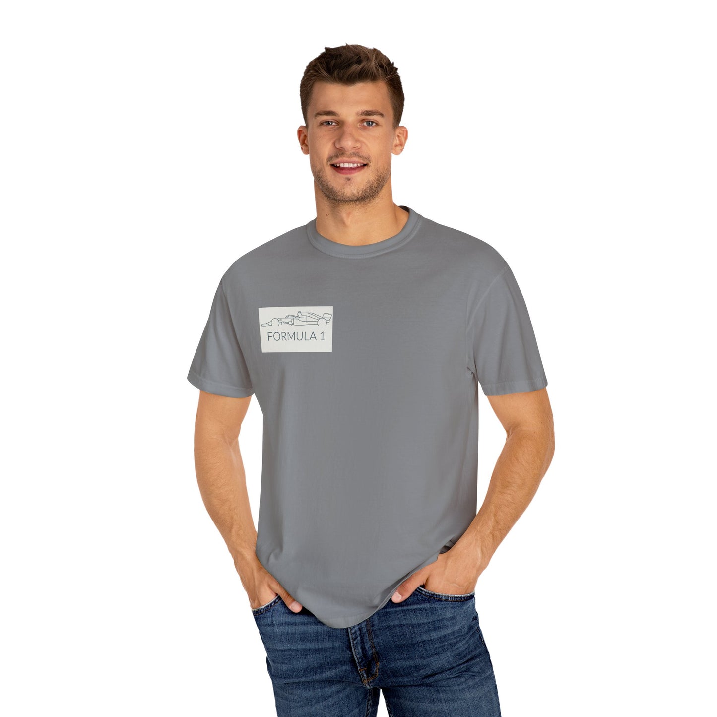Formula 1 Unisex Garment-Dyed T-Shirt | Race Day Apparel, Motorsport Gift, Casual Wear, Sporty Fashion, Car Enthusiast Tee