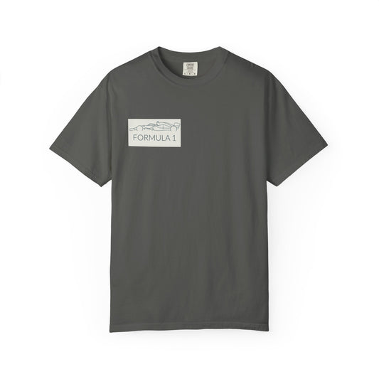 Formula 1 Unisex Garment-Dyed T-Shirt | Race Day Apparel, Motorsport Gift, Casual Wear, Sporty Fashion, Car Enthusiast Tee