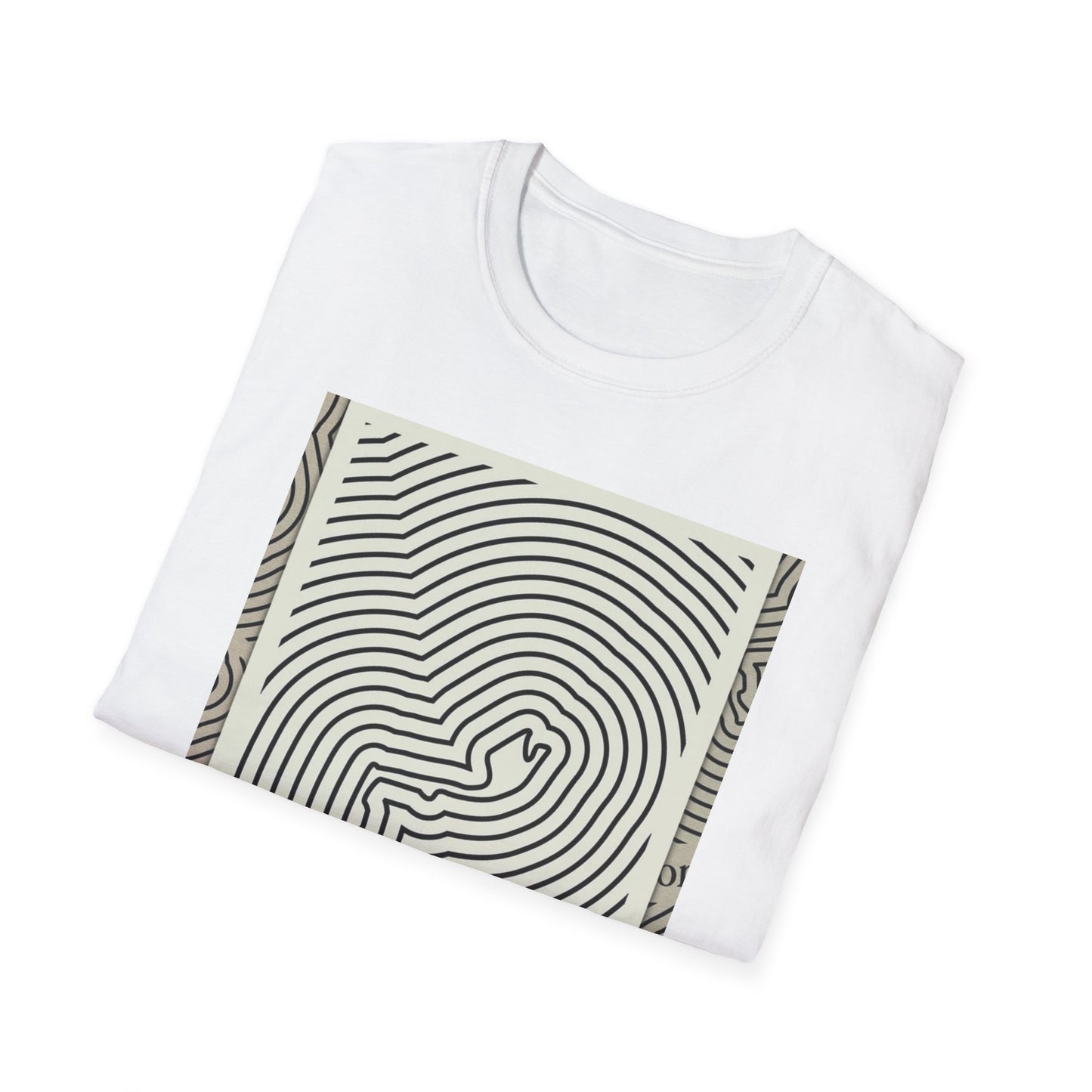 Monaco Map Unisex Softstyle T-Shirt - Unique Travel Graphic Tee
